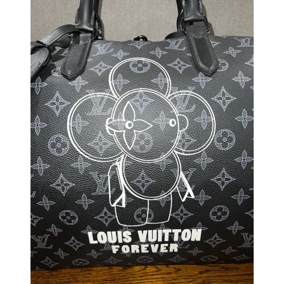 Louis Vuitton Keepall Bandouliere 50 Vivienne Eclipse Duffle Weekend Travel Bag - Picture 3 of 10